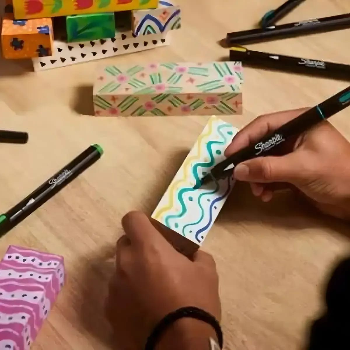 Imagen 3 de SHARPIE MARCADORES BRUSH-PINCEL ACRILICOS SURTIDOS X12 UNIDADES