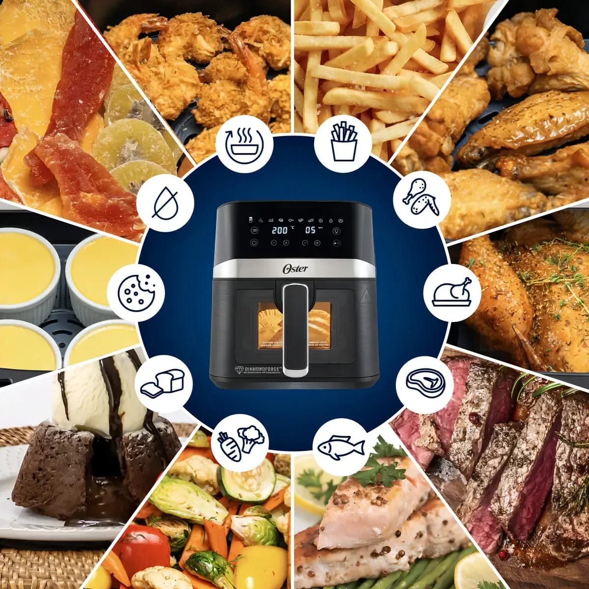Imagen 5 de AIRFRYER DIGITAL 4 LT. CON RECUBRIMIENTO DIAMONDFORCE