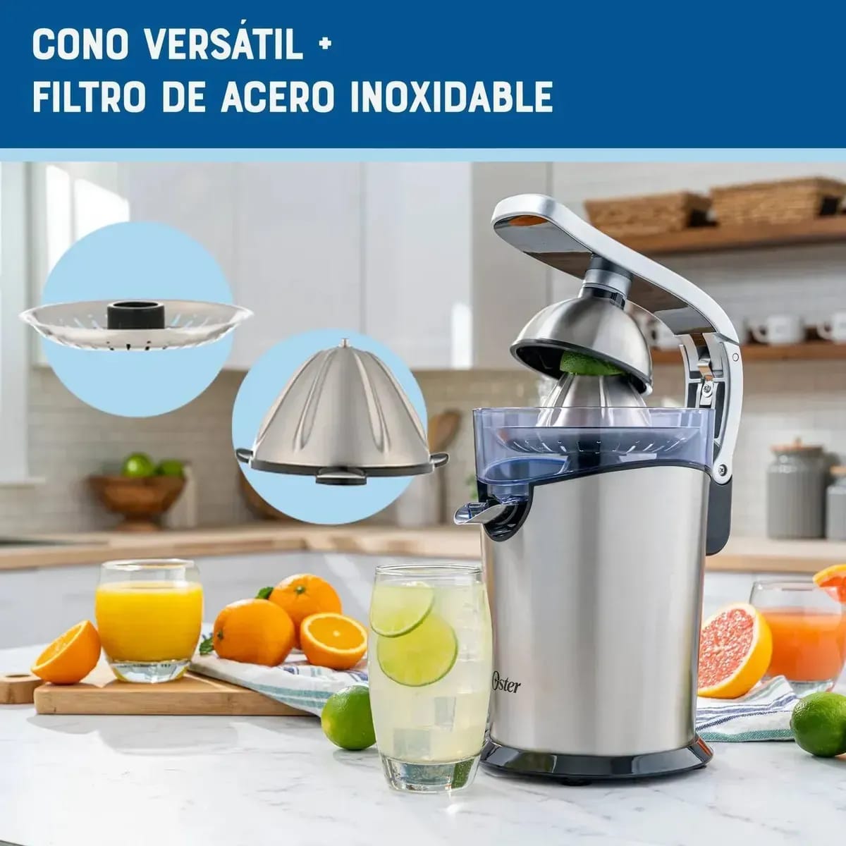 Imagen 3 de EXPRIMIDOR DE CÍTRICOS DE ACERO INOXIDABLE