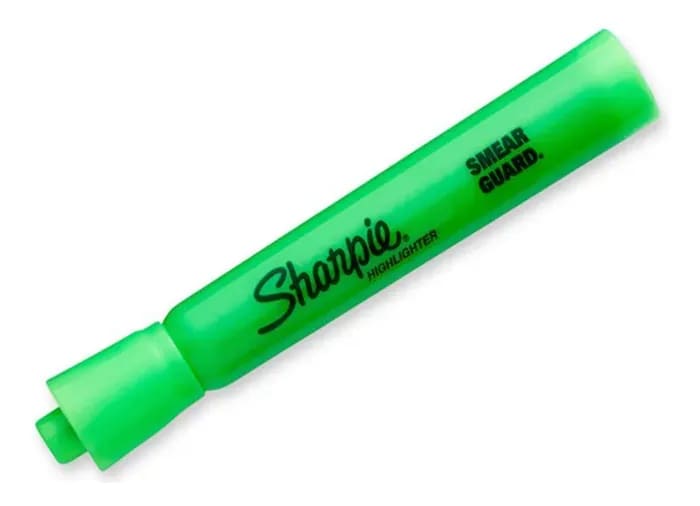 Imagen 2 de SHARPIE ACCENT TANK RESALTADOR VERDE CAJA X12