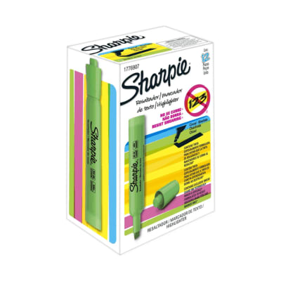 Imagen 1 de SHARPIE ACCENT TANK RESALTADOR VERDE CAJA X12