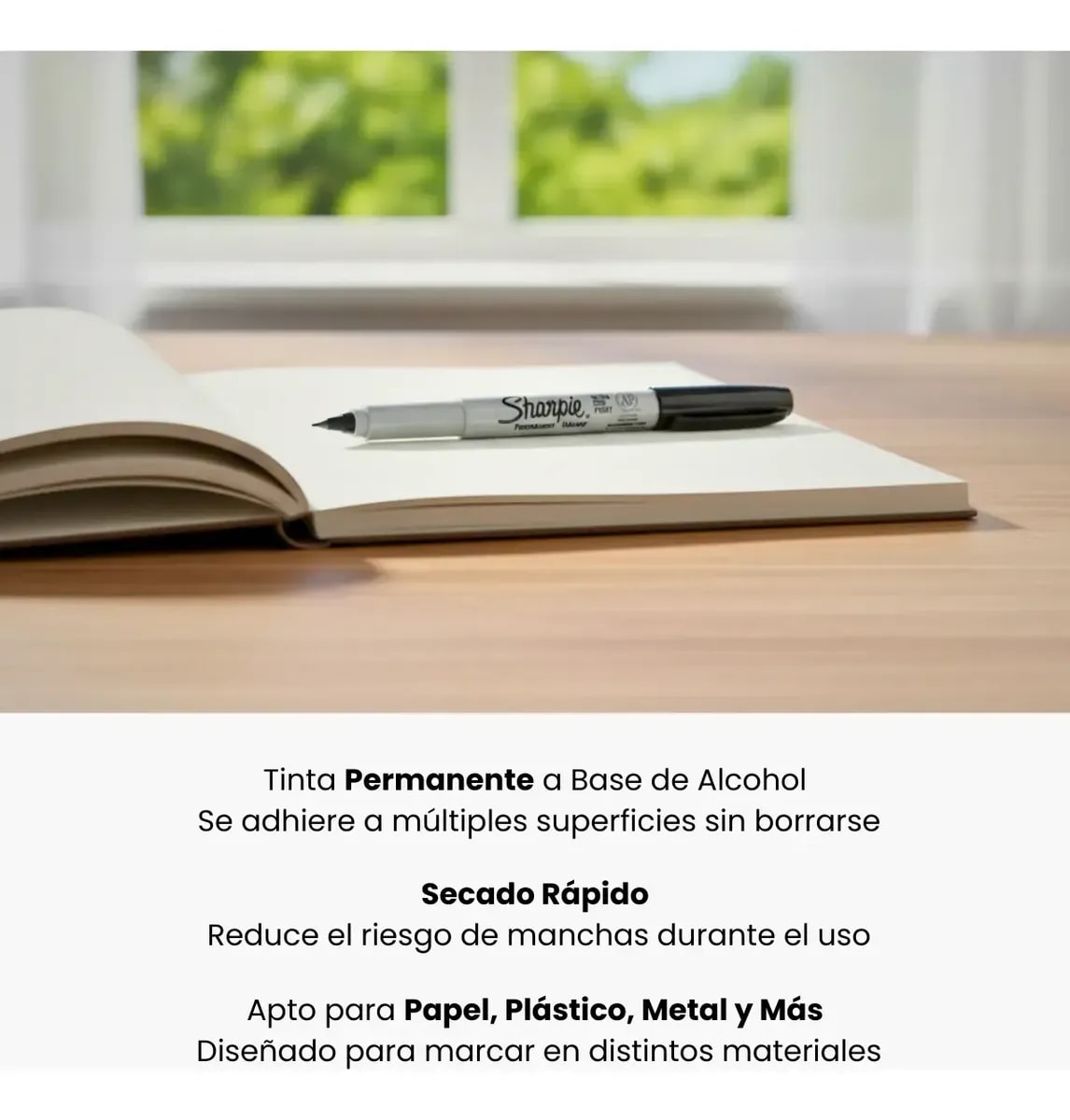 Imagen 2 de SHARPIE MARCADOR PERM ULTRA FINO - NEGRO CAJA X 12 UNID