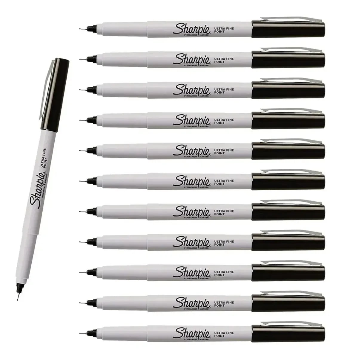 Imagen 5 de SHARPIE MARCADOR PERM ULTRA FINO - NEGRO CAJA X 12 UNID