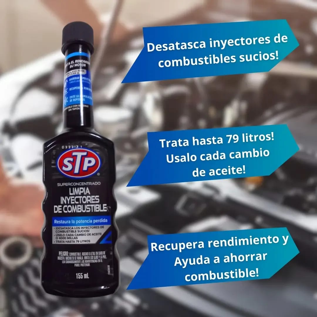 Imagen 3 de STP LIMP INY NEGRO BENCINA 155ML
