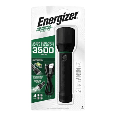 Imagen de LINTERNA RECARGABLE 3500 XT-R CON CARGADOR DE CELULAR