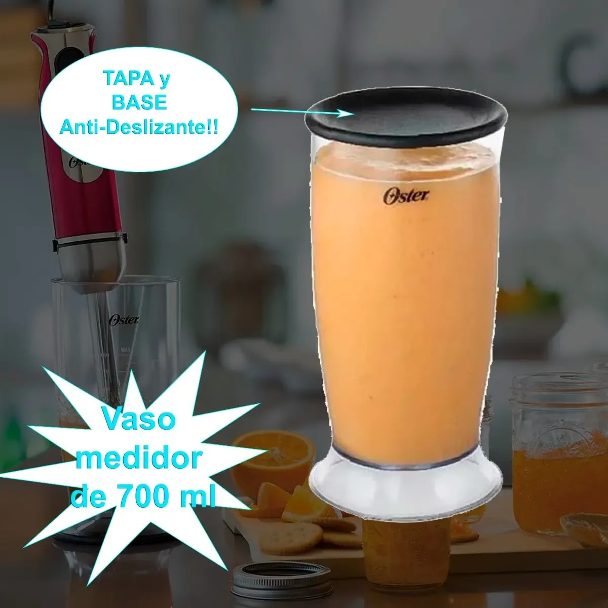 Imagen 5 de STICK MIXER CON PULSADOR Y VASO DOSIFICADOR