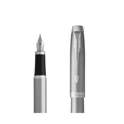 Imagen 3 de PARKER PLUMA ESTILOGRÁFICA IM ACERO INOXIDABLE TRIM CROMADO