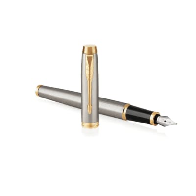 Imagen 2 de PARKER PLUMA ESTILOGRÁFICA IM TRIM DORADO MATE