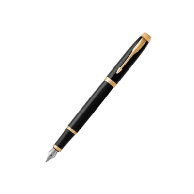 Imagen 2 de PARKER PLUMA ESTILOGRÁFICA IM NEGRO TRIM DORADO