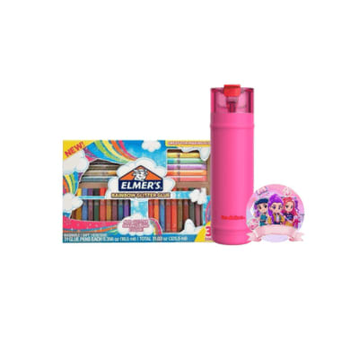 Imagen de COMBO BOTELLA BUBBA + SET GLITER ADHESIVO