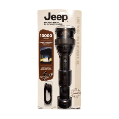 Imagen 1 de LINTERNA METALICA RECARGABLE JEEP
