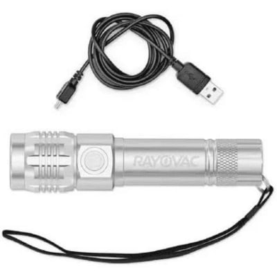 Imagen 1 de Linterna Recargable USB Metálica 320 Lúmenes