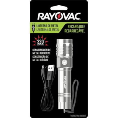 Imagen 3 de Linterna Recargable USB Metálica 320 Lúmenes