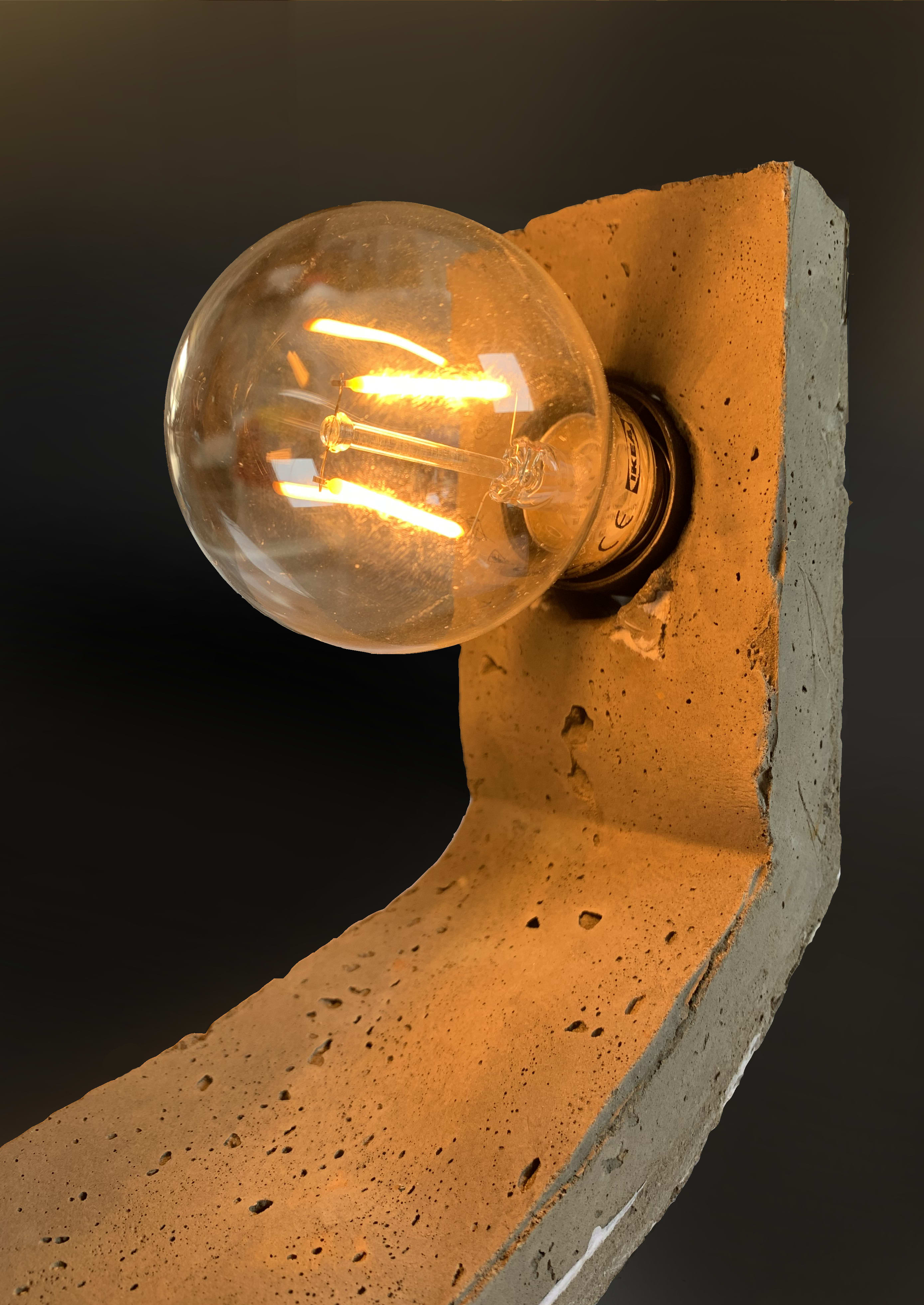 Wall Fixture Curved Bracket