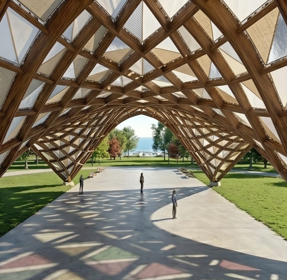 Parabolic Pavilion — Interior