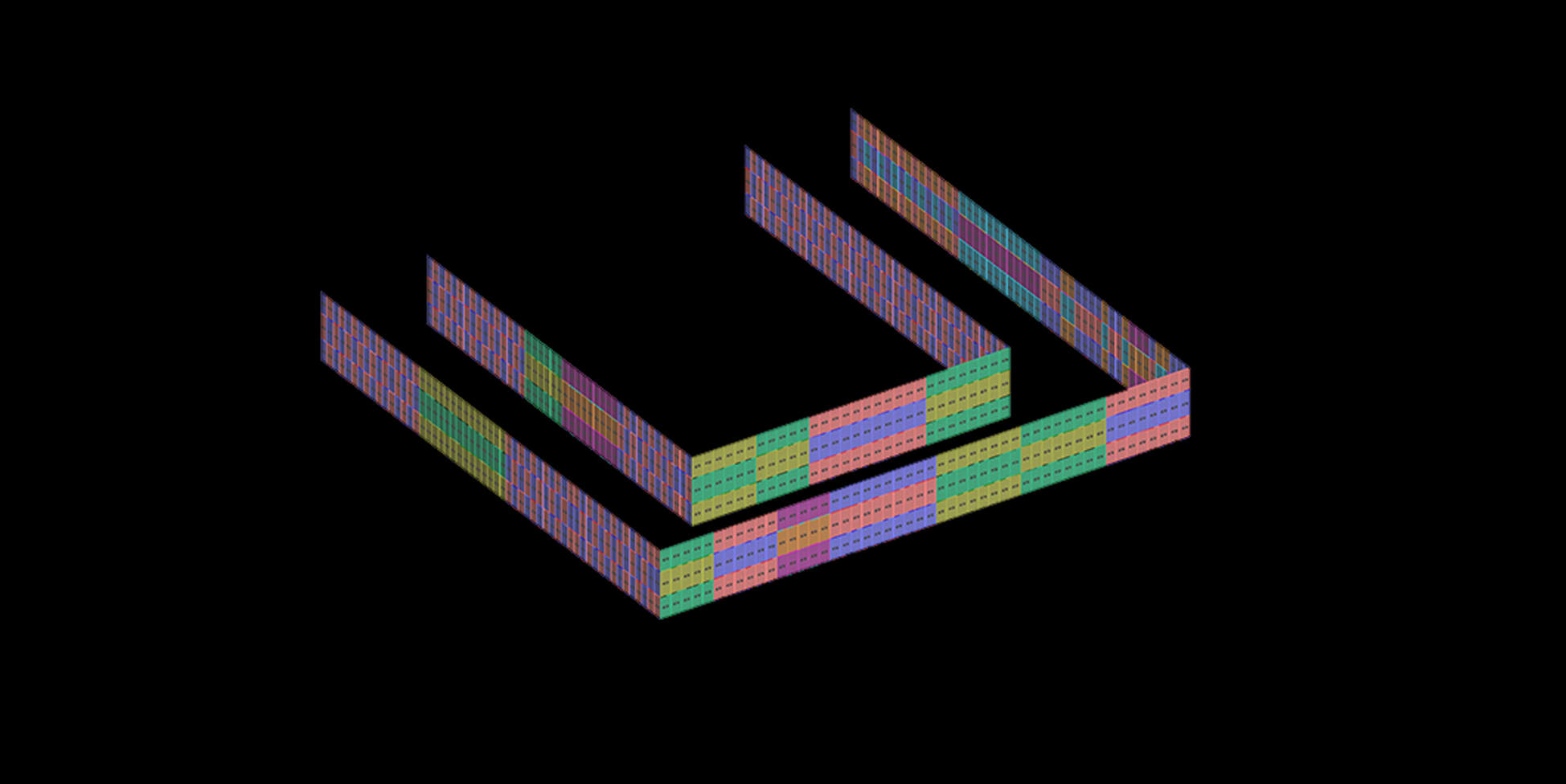 3D Surface Model — Type Colour Map