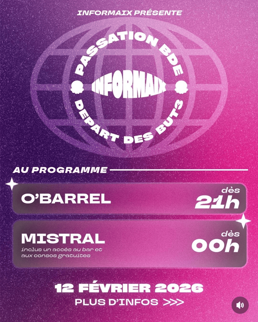 SOIRÉE DE PASSATION BDE INFORMAIX - Image 4