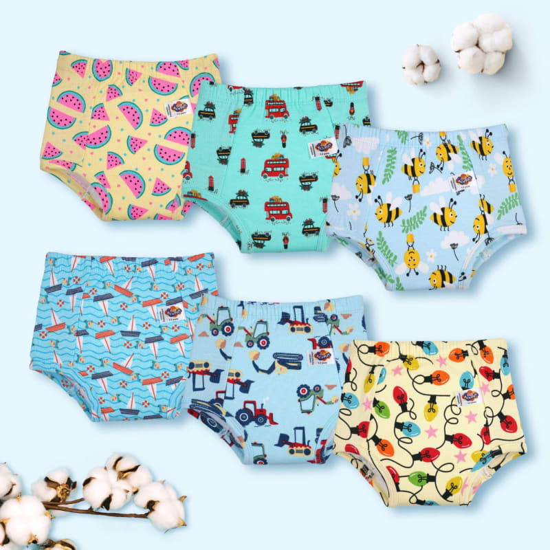 Cotton Padded Underwear - Pack of 6 (35% Discount)