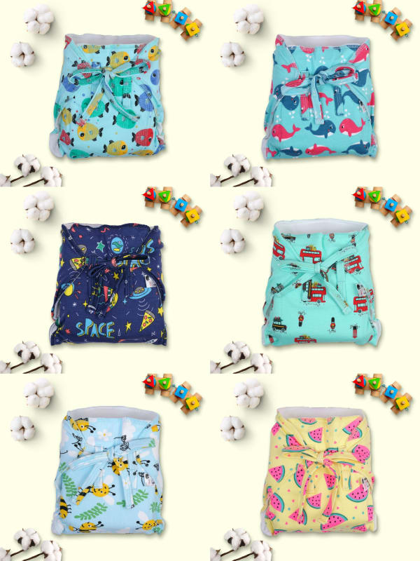 Premium Baby Cotton Langot - Pack of 6 (35% Discount)
