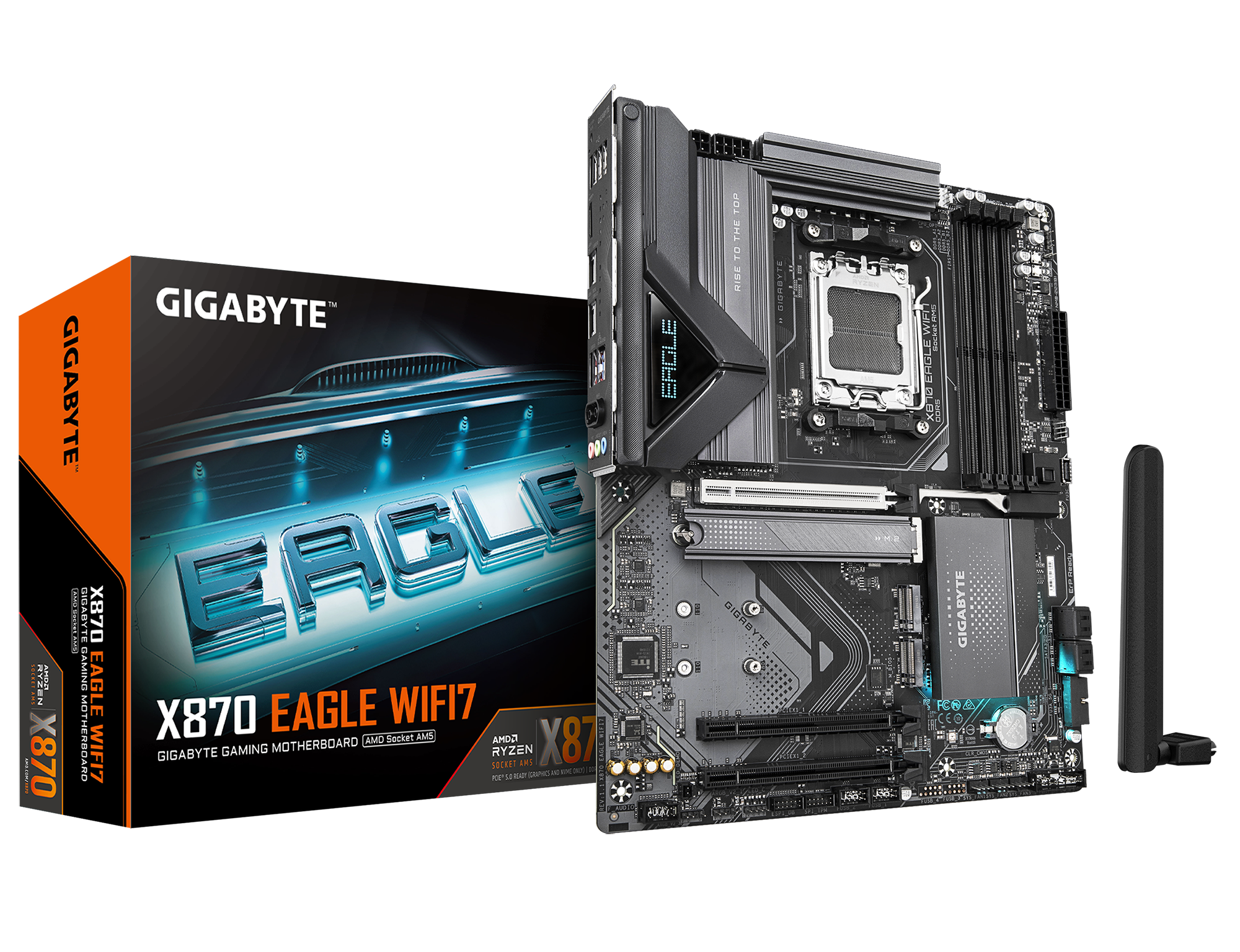 MOTHERBOARD GIGABYTE X870 EAGLE WIFI 7 AMD ATX DDR5