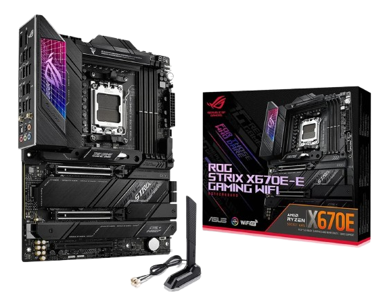 MOTHERBOARD ASUS ROG STRIX X670E-E GAMING WIFI AMD ATX DDR5
