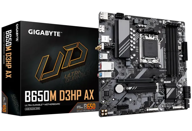 MOTHERBOARD GIGABYTE B650M D3HP AX MATX AMD AM5