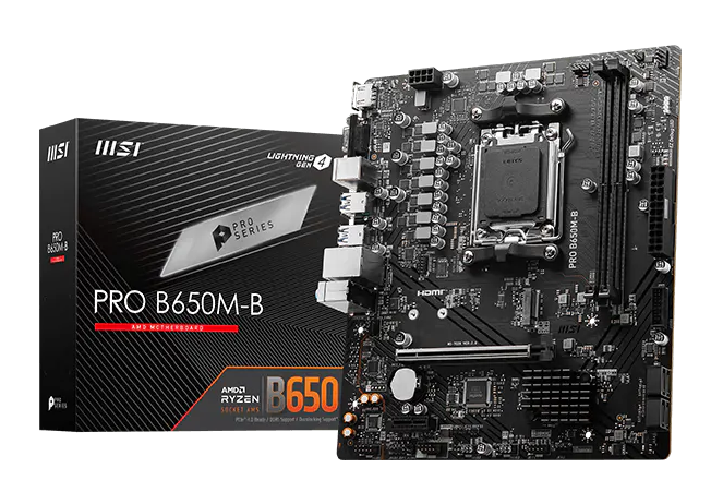 MOTHERBOARD MSI PRO B650M-B MATX AMD AM5