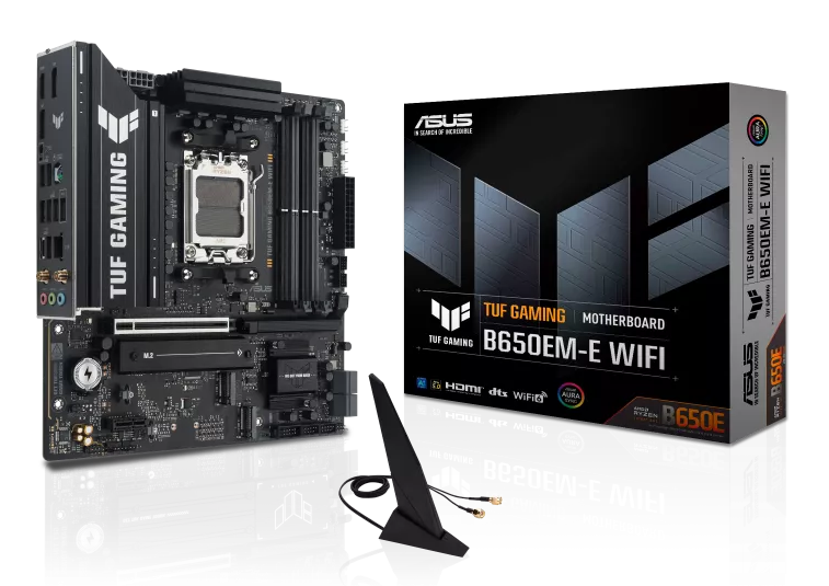 MOTHERBOARD ASUS TUF GAMING B650EM-E WIFI MATX AMD AM5