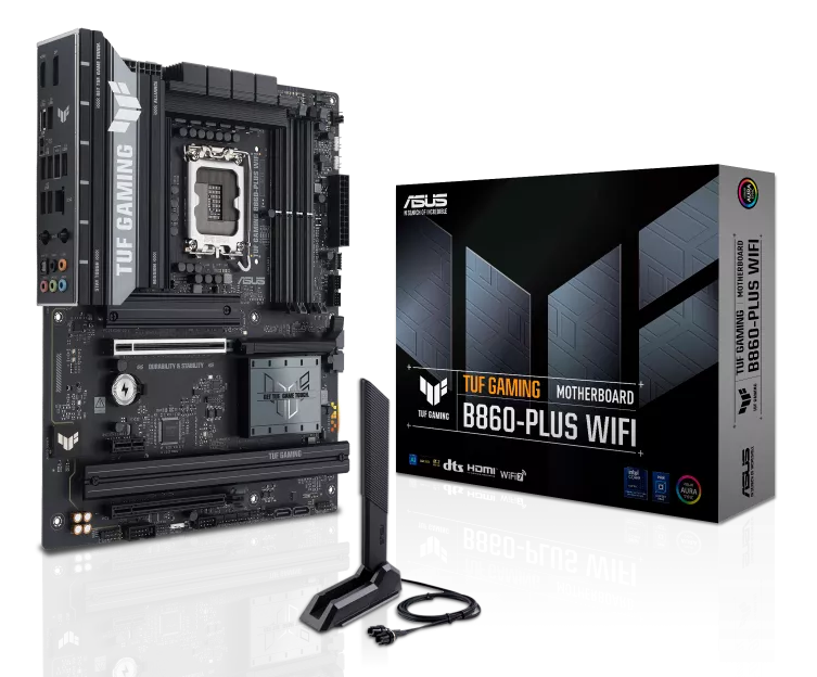 MOTHERBOARD ASUS TUF GAMING B860-PLUS WIFI ATX DDR5 LGA1851