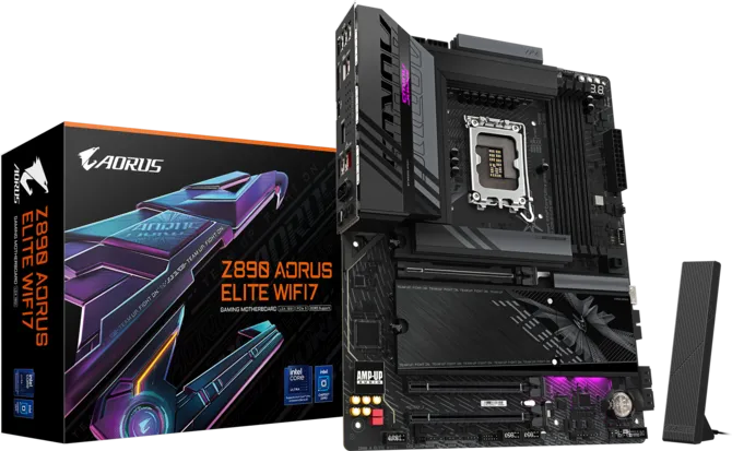 MOTHERBOARD GIGABYTE Z890 A ELITE ICE WIFI 7 ATX DDR5 LGA1851