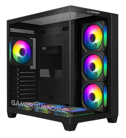 CASE MICRONICS MEGATRON MIC GFC1003 BLACK ARGB 7FAN S/FUENTE ATX