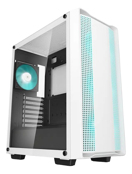 CASE DEEPCOOL CC560 V2 WHITE LED S/FUENTE V/TEMP 4 FAN ATX