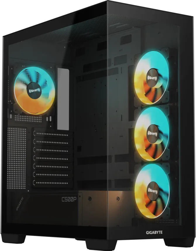 CASE GIGABYTE C500 PANORAMIC STEALTH MID TOWER 4 FAN RGB ATX