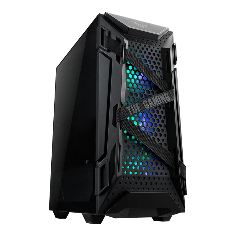 CASE ASUS TUF GAMING GT301 V/TEMPLADO ARGB 4 FAN S/FUENTE