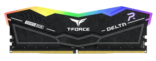 MEMORIA RAM TEAMGROUP T-FORCE DELTA BLACK 16GB RGB DDR5-5200 MHZ CL40