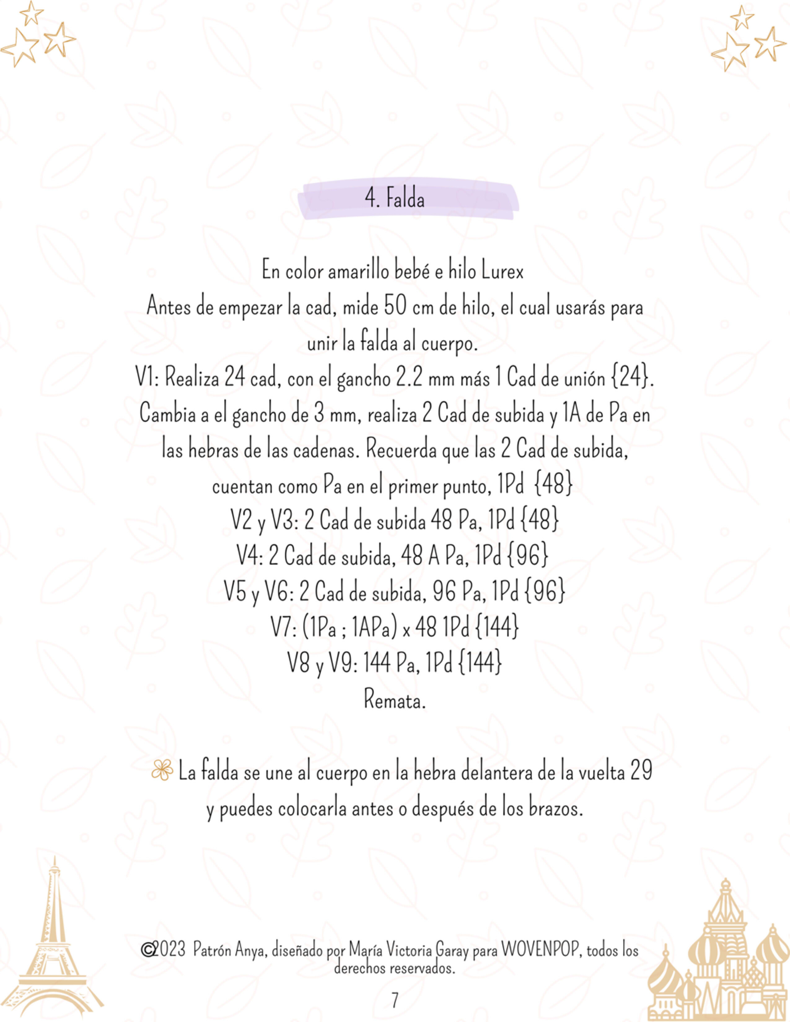 Anya - Patrón Amigurumi - Preview 3