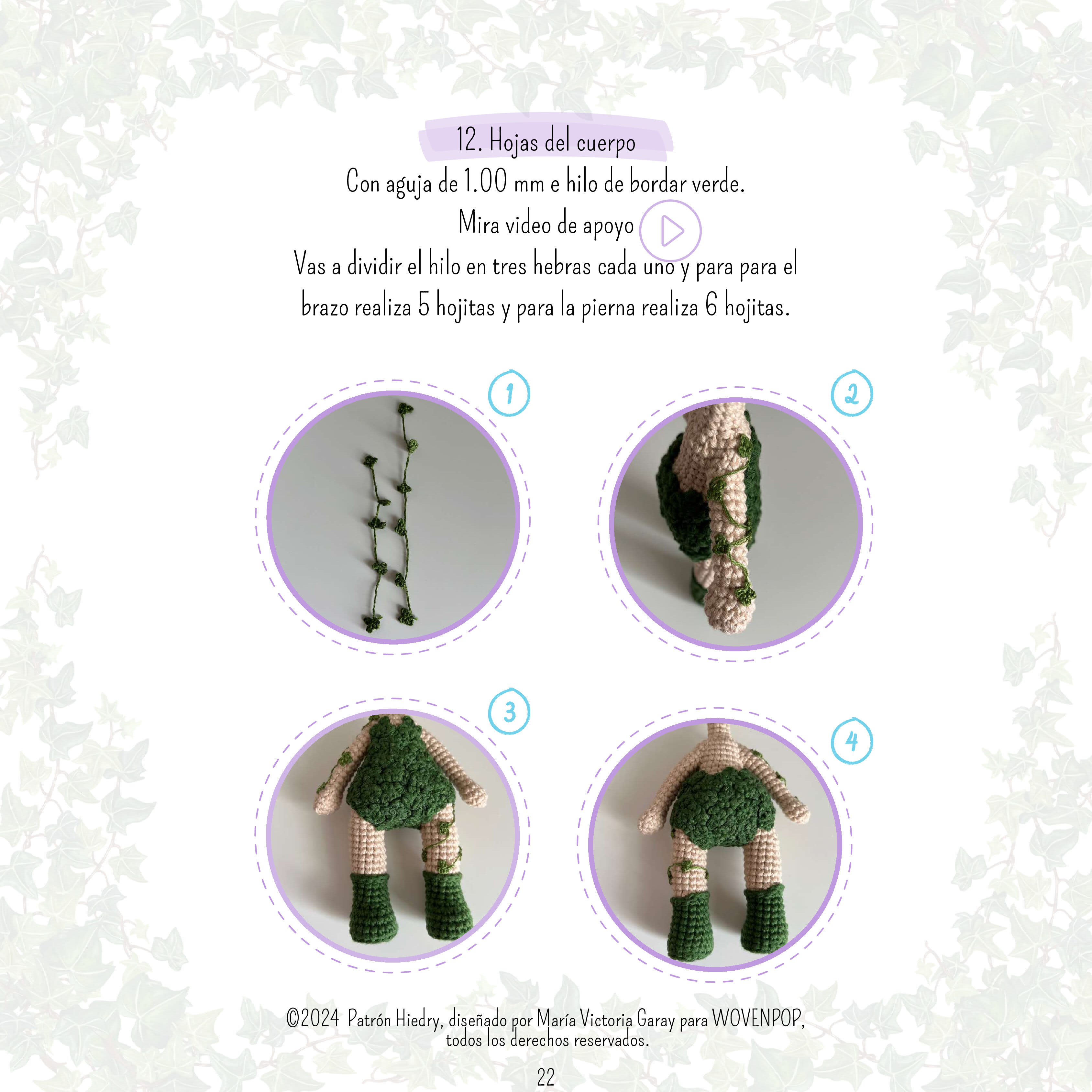 Hiedry - Patrón Amigurumi - Preview 5