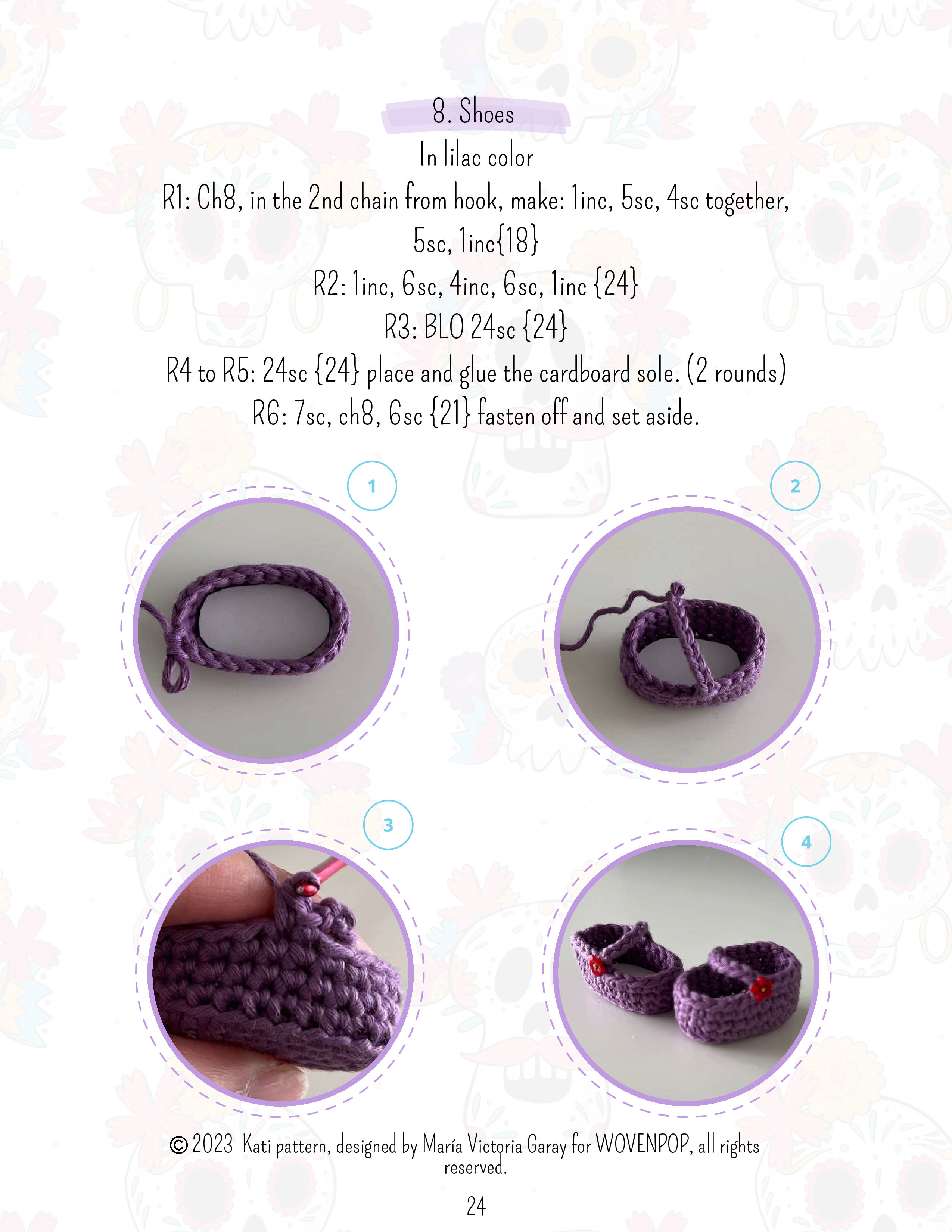 Kati "La Catrina" - Amigurumi Pattern - Preview 5
