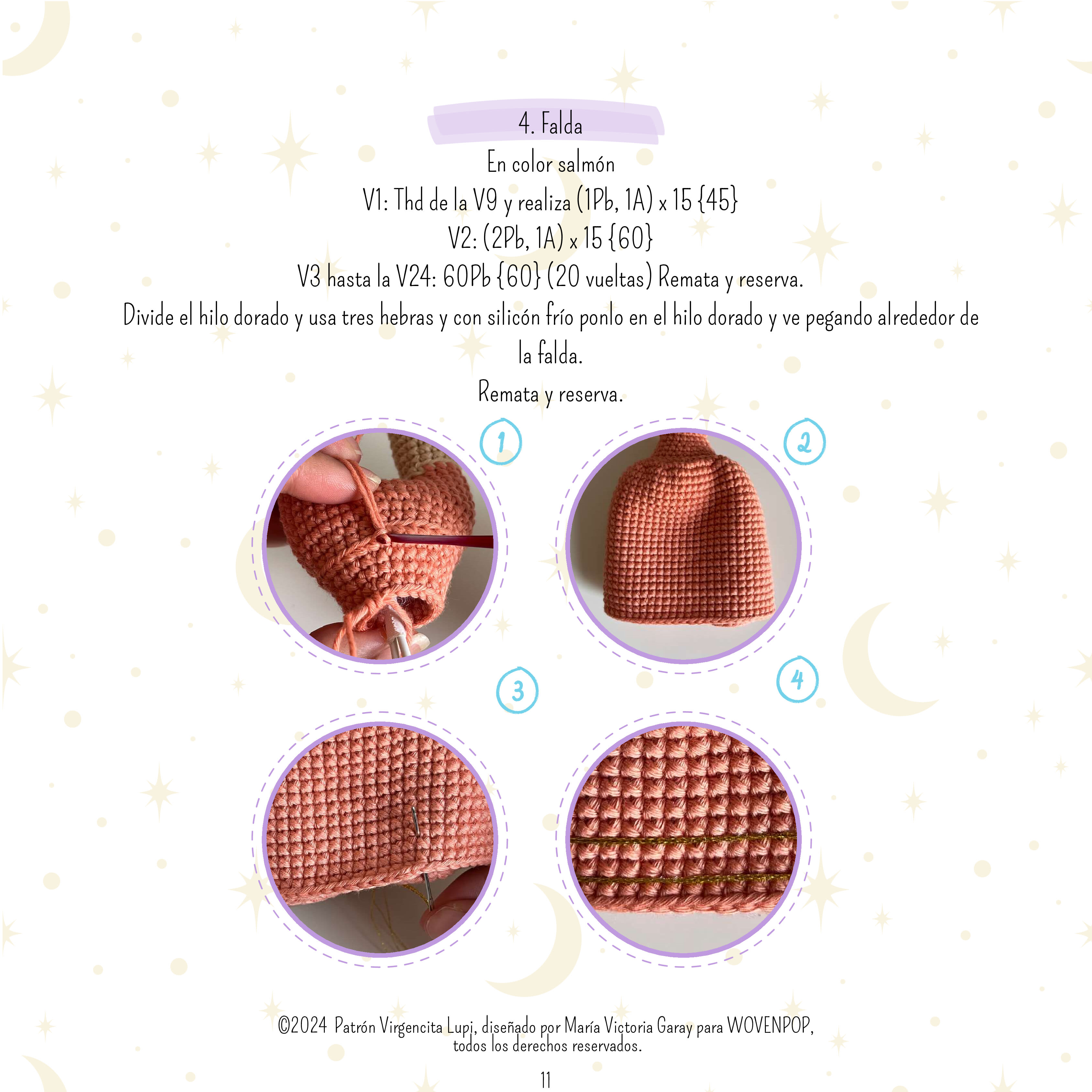 Lupi (Virgencita) - Patrón Amigurumi - Preview 3