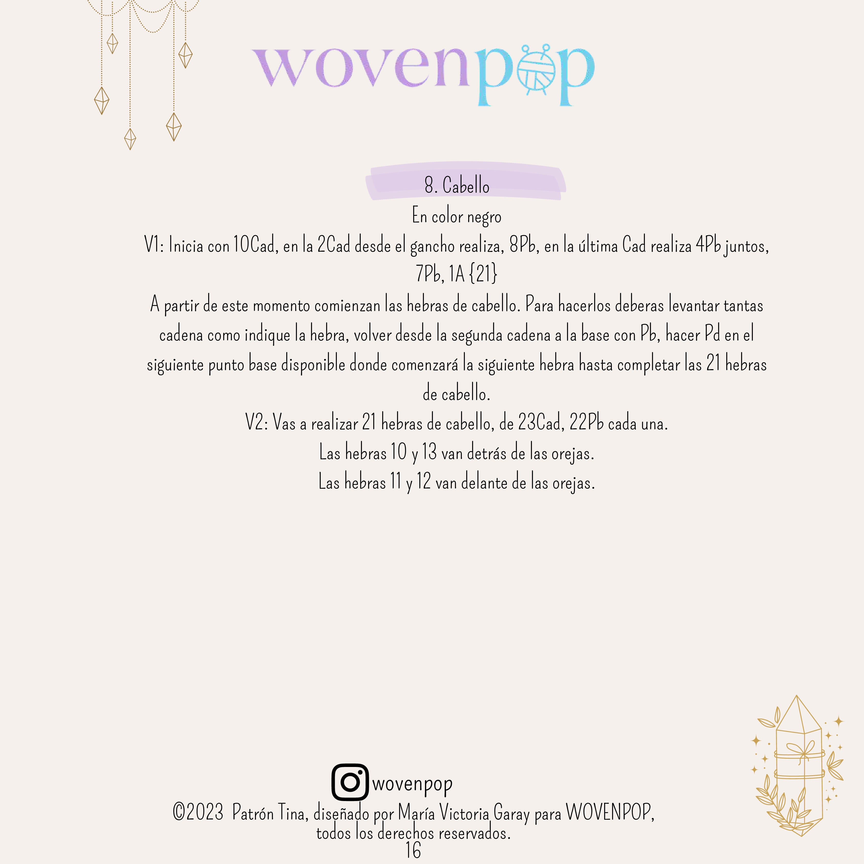 Tina - Patrón Amigurumi - Preview 3