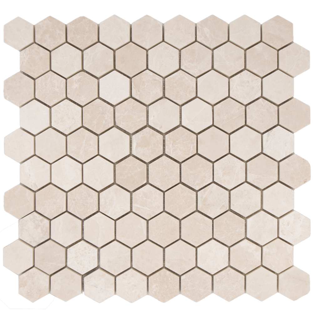 Mosaic Hexagon Plain Bottocino