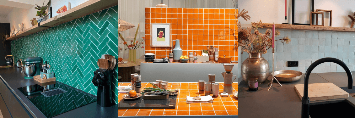 Azulejos llenos de color de Designtegels.nl