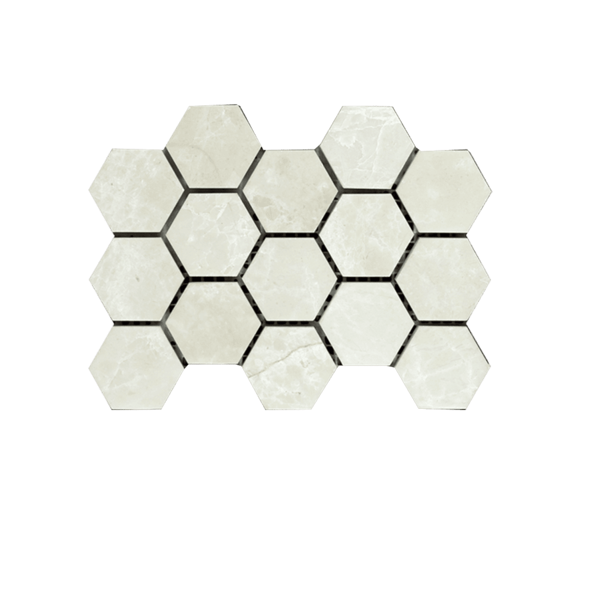 MINI SAM Mosaic Hexagon Plain Bottocino