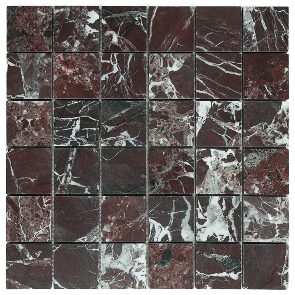 Mosaic Square Rosso Levanto