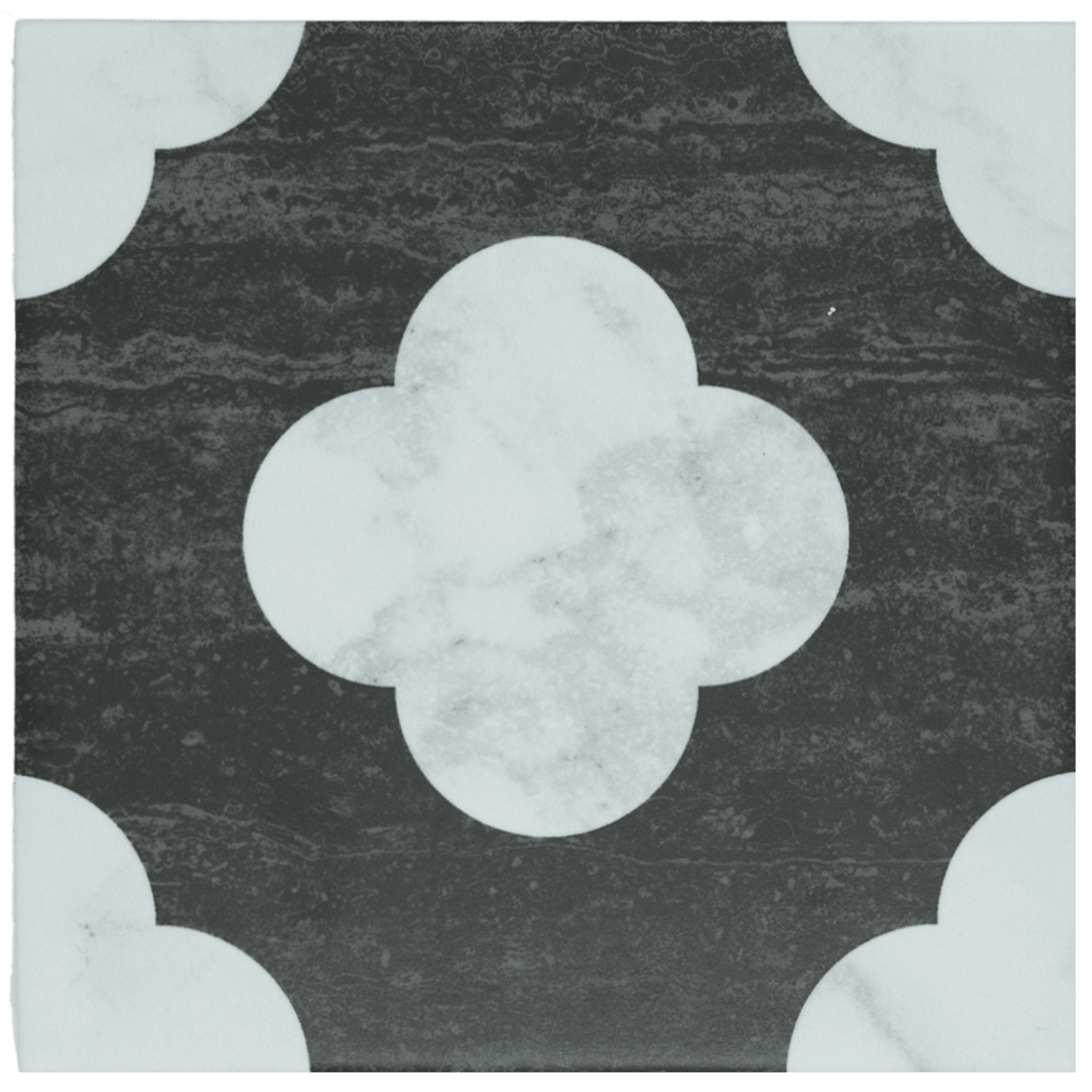 Wufto Flower Black White