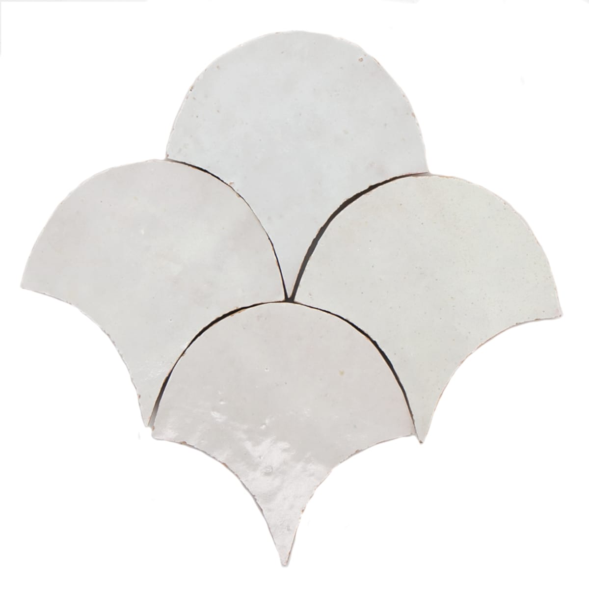 Zellige Blanc Poisson Echelles