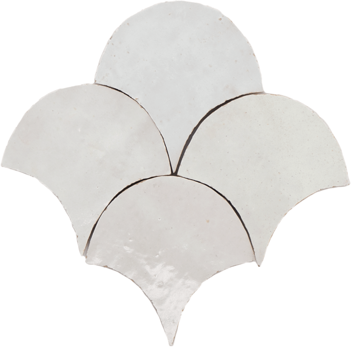 Zellige Blanc Poisson Echelles