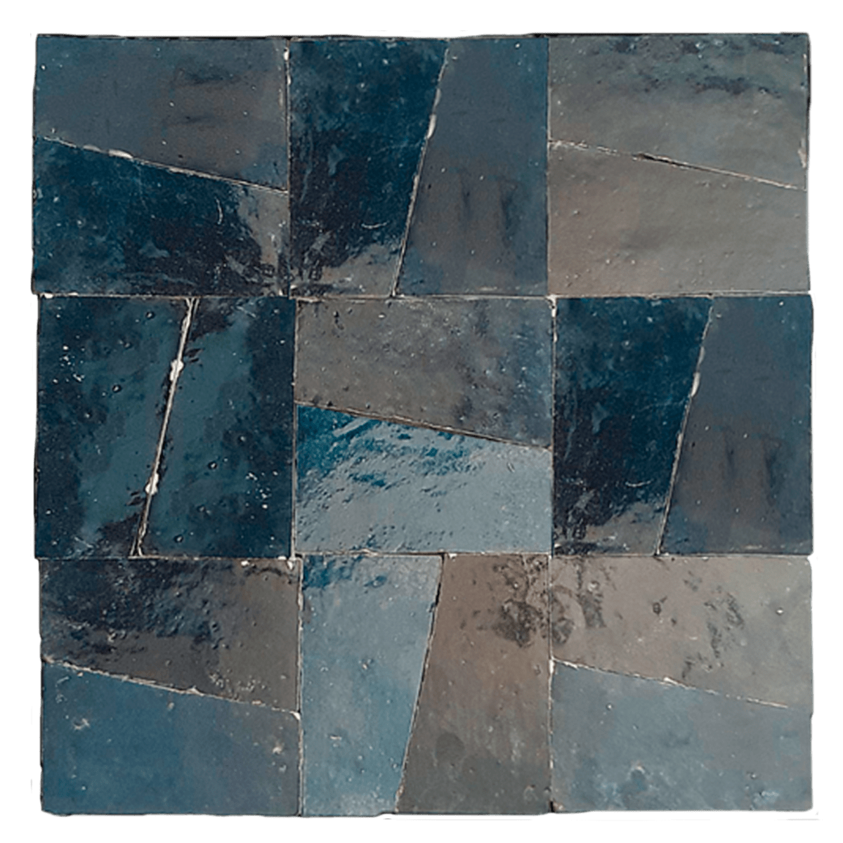 Zellige Bleu Nuit Oblique
