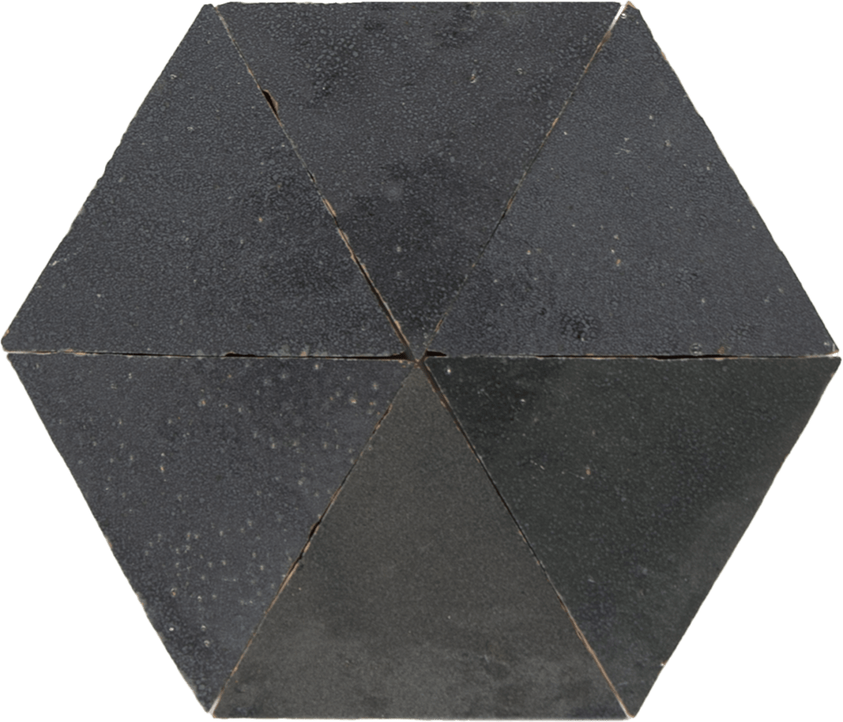 Zellige Charcoal Triangle