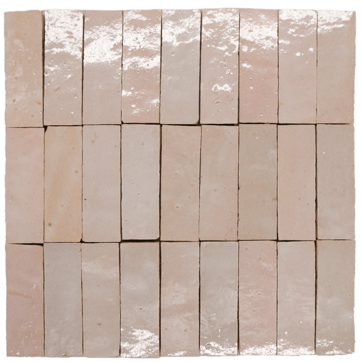 Zellige Gris Rose Kitkat